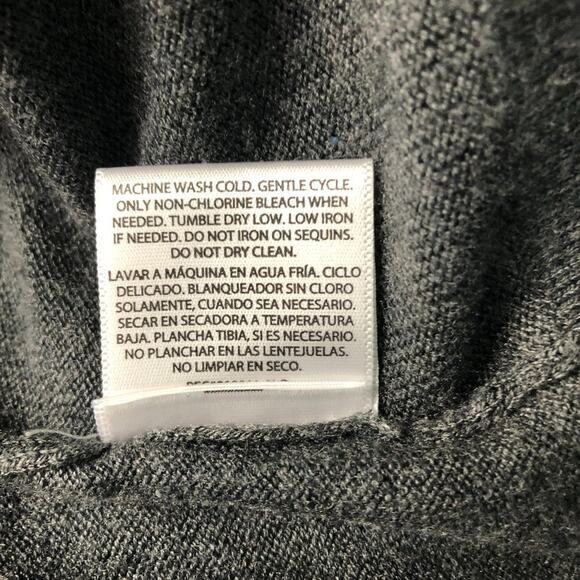 GEORGE Sequin Button Down Gray Cardigan Size Small - Picture 11 of 11